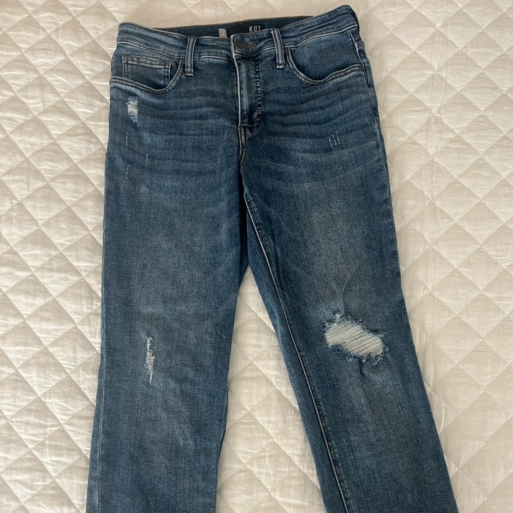 Kut from the Kloth Cropped Size 6 Rachael Jean